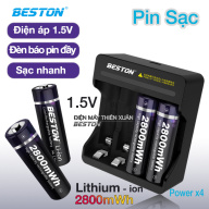 Pin Sạc 1.5V 2800mWh Beston Lithium thumbnail
