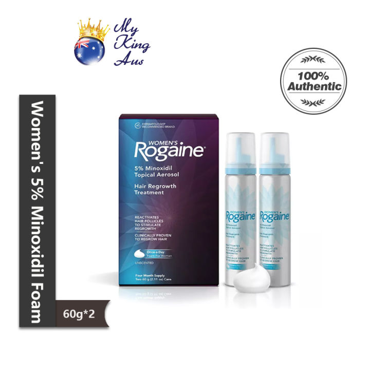 Rogain Women S 5 Minoxidil Foam For Hair Thinning And Loss 60g 2 Topical Treatment For Women