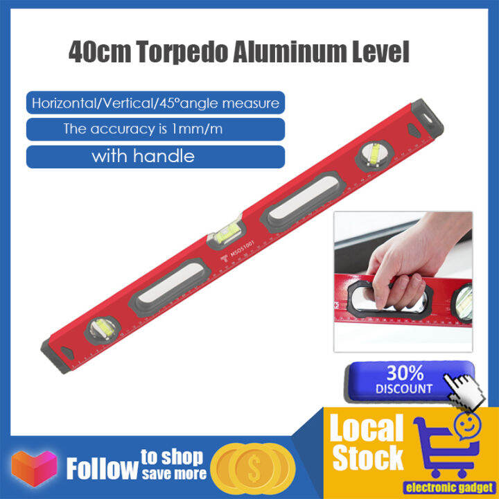 UNIT Industrial Aluminum Alloy Level Bar with Scale Reading
