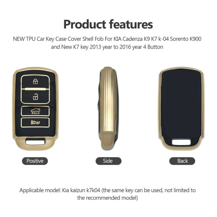 for-kia-smart-key-fob-cover-keyless-entry-remote-protector-case-compatible-with-kia-cadenza-k9-k7-k-04-sorento-k900-and-new-k7-key-2013-year-to-2016-year-4-buttons