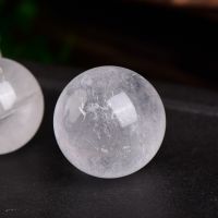 Real 100 Natural Clear Quartz Ball White Crystal Healing Crystal Point Witchcraft Room Decoration Aquarium CraftsOrnaments Gift