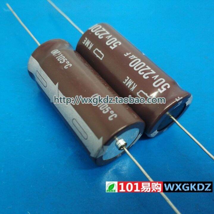 【yf】 ☈☏ Electrolytic Capacitor Japan 2200uf 50v Kme 18x40 50v2200uf Nippon Ncc Th 6192