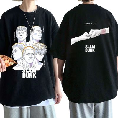 อะนิเมะ First Slam Dunk เสื้อยืด Hisashi Mitsui Ryota Miyagi Kaede Rukawa Sakuragi Hanamichi Akagi Takenori เสื้อยืด Unisex