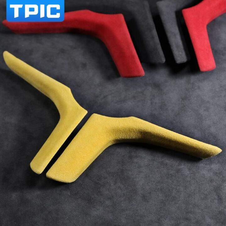 ฝาครอบพวงมาลัยรถยนต์-tpic-alcantara-สติกเกอร์สำหรับ-bmw-f40-g20-g28-g05-g30-g32-g38-g11-g01-g02-6gt-3ชุดอุปกรณ์เสริม