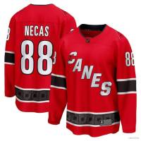 Sy3 NHL เสื้อกีฬาแขนยาว ลาย Carolina Hurricanes Necas Jersey Hockey พลัสไซซ์ YS3