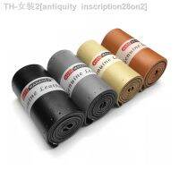 【CW】❆❒  Leather Braid Car Steering Cover With Needles Thread Automobile Cowhide Braiding for 38 15 Inch