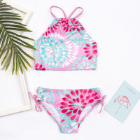 23 Styles CHEAP Kids Girls Swimwear Swimsuit Children Print Bandage Bikini  Wholesale Brand Baby Girl Biquini Swimming Suit