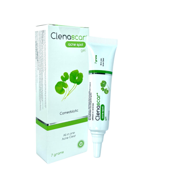 clenascar-acne-spot-gel-7-g-1-หลอด-เจลแต้มสิว-สิว-ไม่มียาปฏิชีวนะ-ไม่มีสารสเตียรอยด์