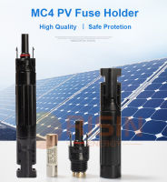 จัดส่งที่รวดเร็ว Risin คุณภาพดี MC4 Solar DC Fuse Connector Holder รวม10X38Mm Fuse For Solar Energy PV System Protection