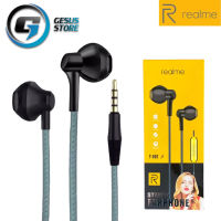 หูฟังเรียวมี Realme T-002 HD Sound Extra Bass ของแท้ เสียงดี ช่องเสียบแบบ 3.5 mm Jack ใหม่ล่าสุด รับประกัน1ปี BY GESUS STORE