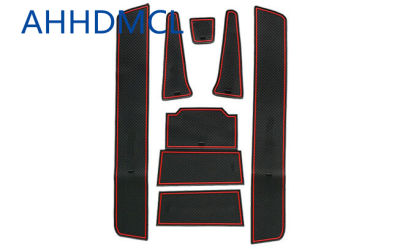 รถ Anti-Dirty Pad ประตู Groove Gate Slot ถ้วย Armrest Storage Pad Anti-Slip Mat สำหรับ Peugeot 508