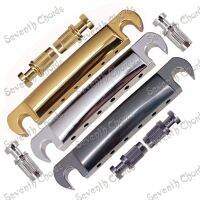 WK-6 String Tune-O-Matic Bridge Stop Tailpiece for LP Electric Guitar / Chrome &amp; Black &amp; Gold for choose