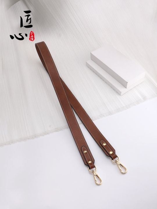 suitable-for-longchamp-dumpling-bag-transformation-bag-with-cowhide-shoulder-messenger-custom-wide-shoulder-strap-single-purchase-accessories