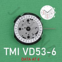 【YF】 TMI VD53C-6（3.6.9） japan quartz movement Single Calendar date at 6 six pins3/6/9 bit small second  vd53