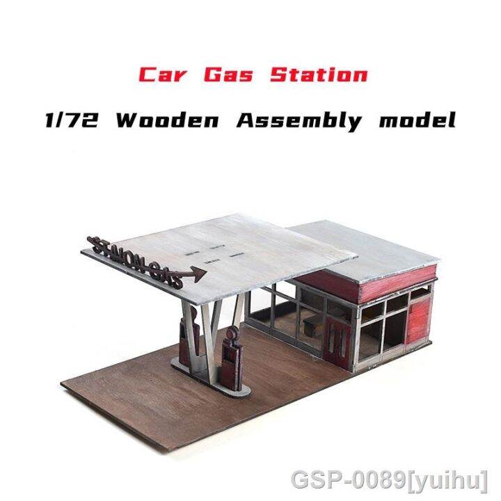 yuihu-posto-de-gasolina-edif-cio-cena-modelo-de-montagem-madeira-brinquedo-artesanal-อุปกรณ์ตกแต่ง-diy-1-72