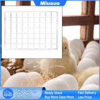 Miusue ถาดตะหลิวไข่ถาดเครื่องฟักไข่ไข่,น้ำหนักเบาทนทานอุปกรณ์กล่องใส่ไข่นกกระทาสำหรับเพาะพันธุ์เครื่องต้มไข่