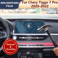 10.25นิ้วสำหรับ Chery Tiggo 7 Pro 2020 2021 2022 HD นำทางฟิล์มกันรอยกันกระแทกศูนย์ควบคุมปกป้องหน้าจอภายใน