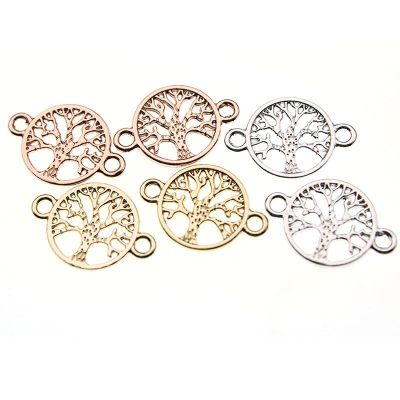 20pcs/lot 22*15mm Life Tree Charms Pendant for Jewelry Bracelet Connectors DIY Necklace Making Handmade Accessories DIY accessories and others