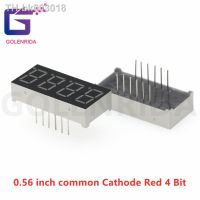 ﺴ❈☃ 5pcs Digital tube segment common Cathode AS Red 4 Bit time digital Tube 0.56 inch 12 needles Red Display LED HS420561K-C30