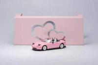 Valentines Day limited MT 1: 64 mx5 pink switchable light alloy car model