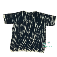 PATCHY.BKK-เสื้อ Unisex สีดำลายพันใส่สบาย