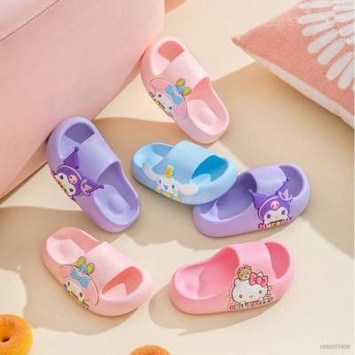 รองเท้าแตะ GP2 Sanrio Hello Kitty Cinnamoroll Kuromi แบบนิ่ม ป้องกันการลื่นไถล แฟชั่นฤดูร้อน สําหรับเด็กผู้หญิง ใส่ในบ้าน ห้องน้ํา