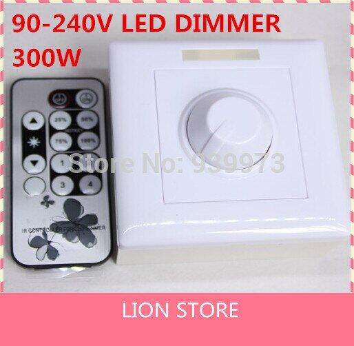 110v 220v 300w 8a Ir Dimmable Remote Control 220v240v Led Dimmer For