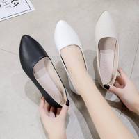 พร้อมส่ง ???MH046 คัชชูผู้หญิง รองเท้าทำงานหญิง คัชชูแฟชั่น รองเท้าคัทชูแฟชั่น  รองเท้าส้นเตี้ย