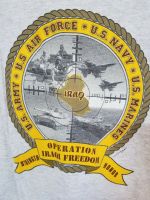 JHPKJVintage Operation Iraq Freedom Graphic TShirt Mens 100% Cotton Casual T-shirts Loose Top Size S-3XL 4XL 5XL 6XL