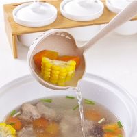 Multi-Functional 2-in-1 Spoon Strainer Hot Pot Skimming for Scooping up Porridge Spoon Long Spoon Kitchen Tableware Strainer and Colanders Food Strain