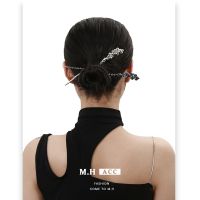 [COD] moonstone alloy hairpin female niche design temperament light luxury national tide all-match new headband