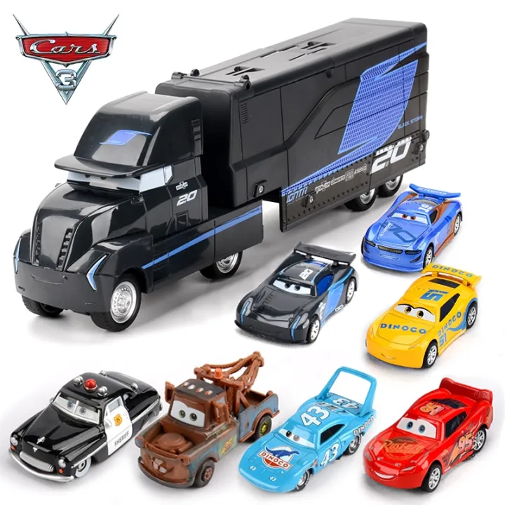 Disney Pixar Cars 3 Diecasts Toy Vehicles King Chick Hicks Dinoco Curz ...