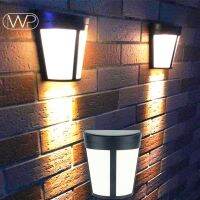 LED Solar Light outdoor waterproof Control Path Wall Garden Light Wall Lamp RGB changeable For Yard Patio Deck Landscape Light