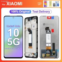 ◕ 6.5 Original Screen For Xiaomi Redmi Note 10 5G LCD Display Touch Screen Digitizer Assembly For POCO M3 Pro Display Screen