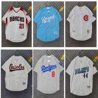 High quality olive clothing American baseball uniform short-sleeved cardigan T-shirt for men and women hiphop jersey hip-hop street dance plus fat b