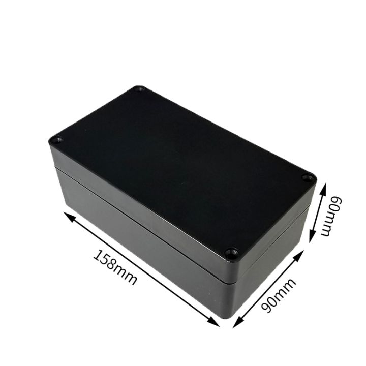 กล่องหุ้มอุปกรณ์อิเล็กทรอนิกส์-ip65พลาสติก-abs-กันน้ำกันฝุ่นกล่องครอบระบบเชื่อมต่อไฟฟ้ากรอบสีดำกล่องเครื่องมือ