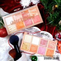 Sivanna Wild Glowing Cheek &amp; Highlight Palette #HF3017 : ซิวานน่า บลัชออน &amp; ไฮไลท์ x 1 ชิ้น dayse