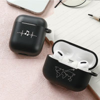 Airpods Case Airpods 1 / 2 / 3 / Pro /Pro 2 Case เคสหูฟัง ยางนุ่ม เปลือกสีดำ โน้ตการ์ตูน ทาสี Airpod Case Airpod 1 Case Airpod 2 Case Airpod 3 Case Airpod Pro Case Airpod Pro 2 Case Android/iPhone AirPods เคส AirPods 1 / 2 / 3 / Pro /Pro 2 Gen Case