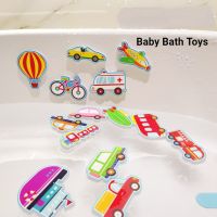 Children Bathroom Stickers Toys Baby Bath Toy Educational Kids Cognitive Puzzles Foam Floating Toy For Baby Bathtub Bathing Toys