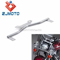 Universal Motorcycle Turn Signals Fog Light Mount Bar Auxiliary Light Bracket For Harley Honda Suzuki Yamaha Touring Cruiser