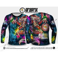 [In stock] 2023 design mens sports clothing  AKRHO SS Theme Long Sleeve t-shirt  FULL SUBLIMATION，Contact the seller for personalized customization of the name