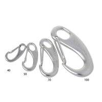 [HOT 2023] เรือสแตนเลสใช้กับน้ำรูปร่างไข่ฤดูใบไม้ผลิตะขอคล้องคลิป Carabiner