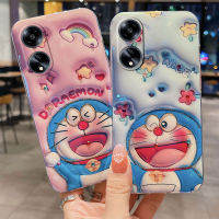 เคสโทรศัพท์OPPO A18 A38 A58 2023ยอดนิยมลายตัวการ์ตูนน่ารักโดราเอม่อน Blu-ray ซิลิโคนนิ่มเคส OPPO A18เคสโทรศัพท์สวย