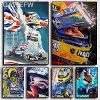 ◄☬Insta ผ้าใบวาดภาพ F1แข่งรถฟอมูล่าการตกแต่งโปสเตอร์สติ๊กเกอร์ติดผนังผู้เล่นยอดนิยมสโมสรที่ชนะการตกแต่งศิลปะตกแต่งผนังบ้าน