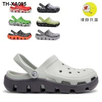 ✷☇ 2022 new hole shoes mens non-slip soft bottom breathable beach Baotou slippers trendy students casual sandals women