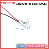 Ministar ไฟสปอร์ตไลท์1W ไฟสปอตไลท์ LED ขนาดเล็ก12V หรี่แสงได้15Mm ปิดภาคเรียนโคมไฟเพดานดาวน์ไลท์โชว์ในร่ม