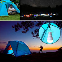 LED Solar Powered Night Light Adjustable Camping Tent Lamp LED Bulb Outdoor Solar Energy Rechargeable Lantern for Hiking Fishing