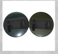 Handheld Round Shield Security Equipment Black Green PC Material Protective Shield Tactical Training Game Self Protection