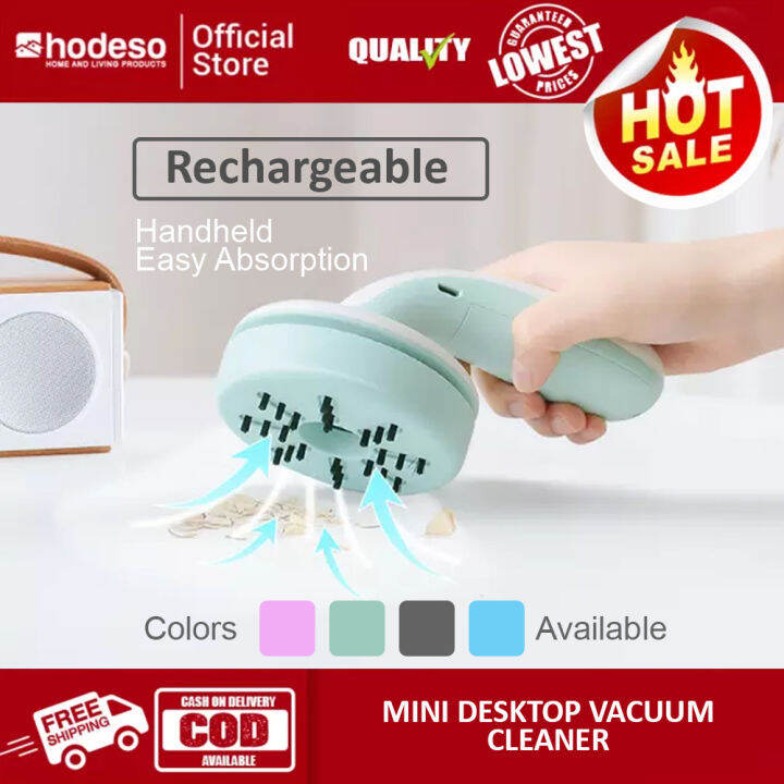 Aspirateur De Bureau Mini Coccinelle - Portable Sans Fil, 2 Piles AA | Nettoyage Miettes, Poussière