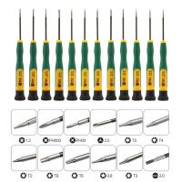 BST-666 12 in 1 Precision Screwdriver Set Disassemble Repair Kit Phillips Torx Screw Drivers for Mobile Phone PC Tablet Tools Tool Sets